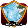 badge Alpine Clue