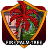 badge Fire Palm Tree