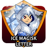 badge Ice Magisk Letter
