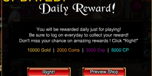 Daily Reward Update