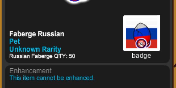 Faberge Russian *RARE PET*