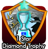 badge 1 Star Diamond Trophy