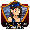 badge Frost New Year Completed