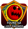badge Found Pumpking Lost Swords