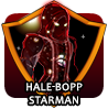 badge Hale-Bopp Cosmic