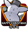 badge Happy Christmas 25.12.24