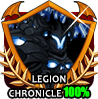 badge Legion Chronicle 100%