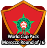 badge WC Pack: Morocco Round of 16