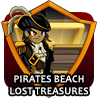 badge Pirate Beach Lost Treasures