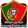 badge WC Pack: Portugal Round of 16