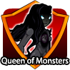 badge Queen of Monsters Slained