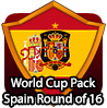 badge WC Pack: Spain Round of 16