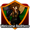 badge Welcome RedHero