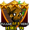 badge Yulgar AFK Hero Tier 14