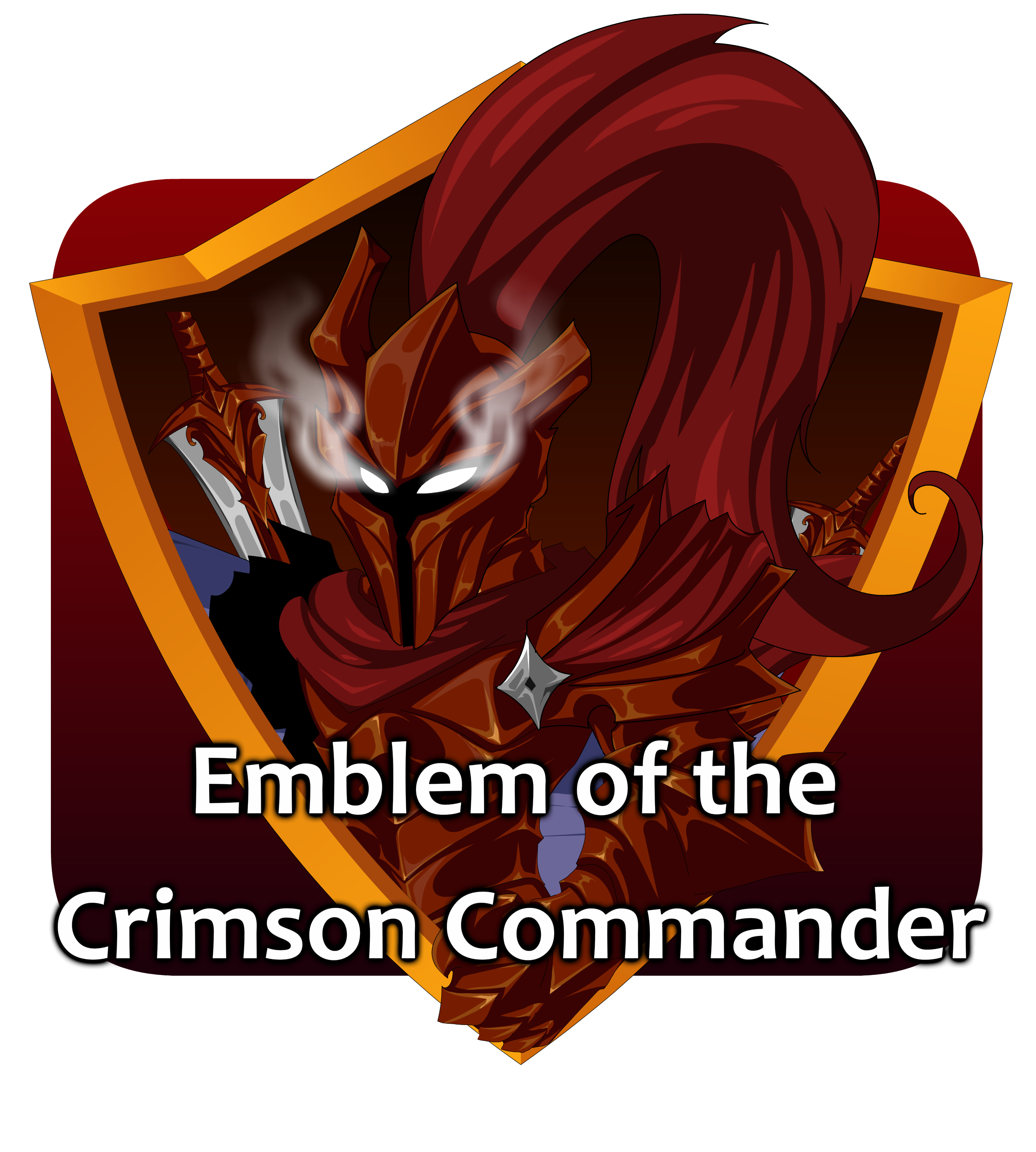 badge Emblem of the Crimson Commander