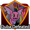 badge Duba Defeated