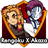 badge Rengoku X Akaza