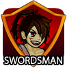 badge Crimson Swordsman