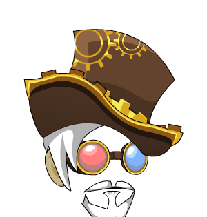 Bearded ChronoLord Naval Top Hat