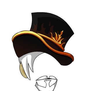 Bearded Blazing Naval Top Hat