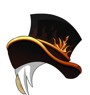 Blazing Naval Top Hat