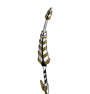 White Dino Ranger Sword