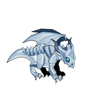 Platinum Armored Baby Dragon