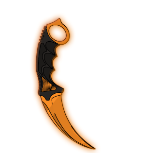 Flip | Orange Karambit