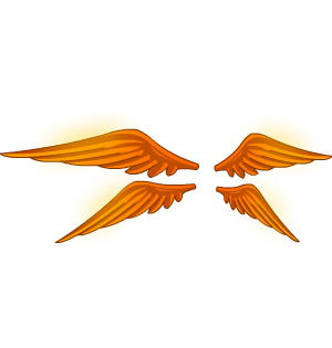 Orange Solar Wings