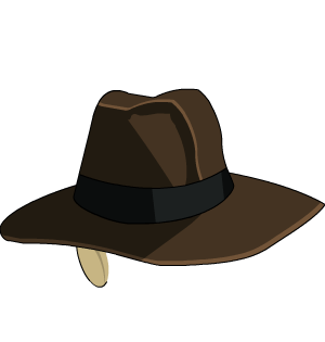 Brown Fedora 15