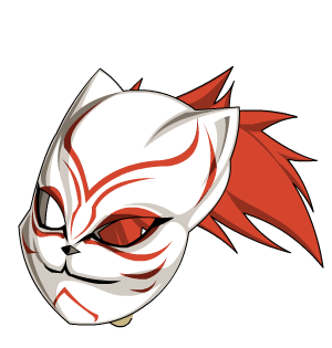 Kitsune Commander Hair Mask