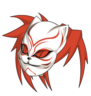 Kitsune Commander Locks Mask