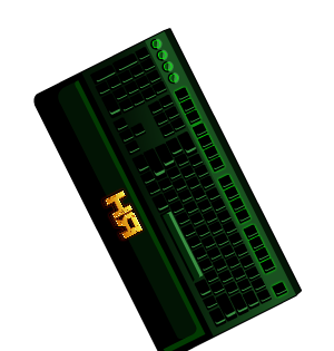 Green Keyboard RH