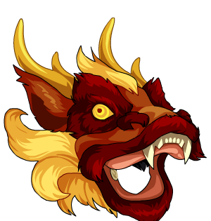 Red Kirin Parade Mask