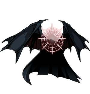 Fury Fiend's Winged Rune Cloak