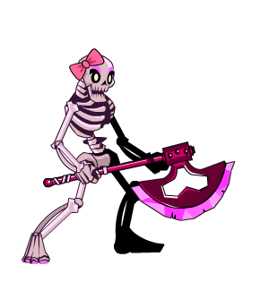 Pink Skeleton Battle Pet