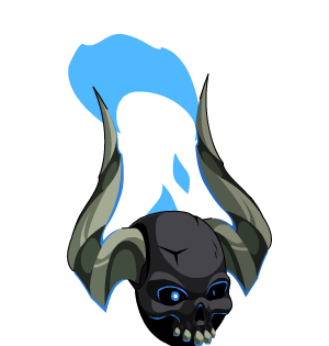 BoneFire Horned Skull (Paragon Boss)