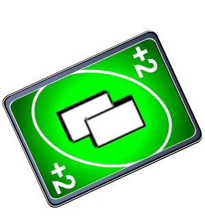 Green Add-2 Card