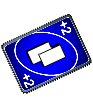 Blue Add-2 Card