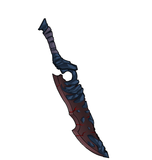 Jagged Honor Back Blade