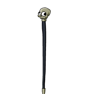 Derp Skull Cane