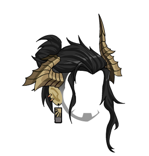 Exiled Royal Ebony Horns