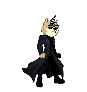 Matrix Doge Pet