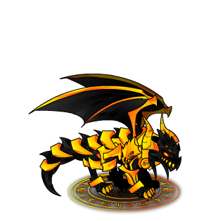 Golden Rune Baby Dragon