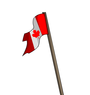 Canadian Flag Staff