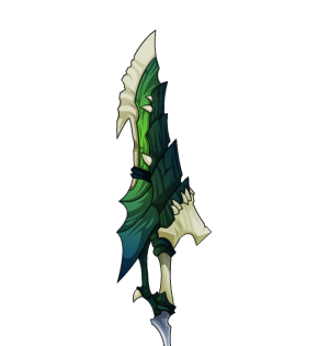 Green Dragon Hunting Blade 15