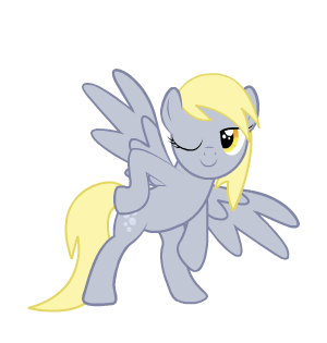 (Pony) <font color="#E3D764">Derpy Hooves Pose</font>