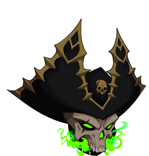 Necrotic Commander's Skull Tricorn