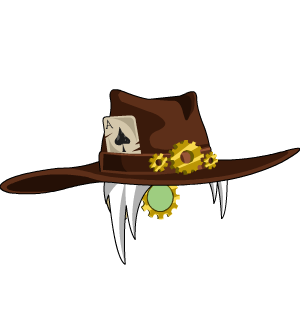 Steampunk Gunslinger Hat + Locks