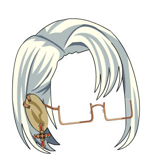 Secretary Hair + Glasses